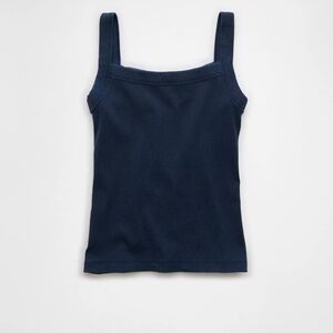 AE Daily Fave Tank Top, Navy Blue
